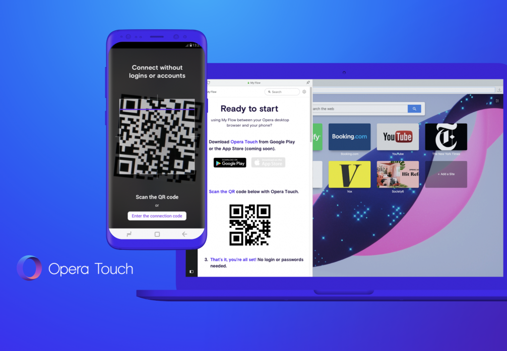 Представлен мобильный браузер Opera Touch для управления одной рукой