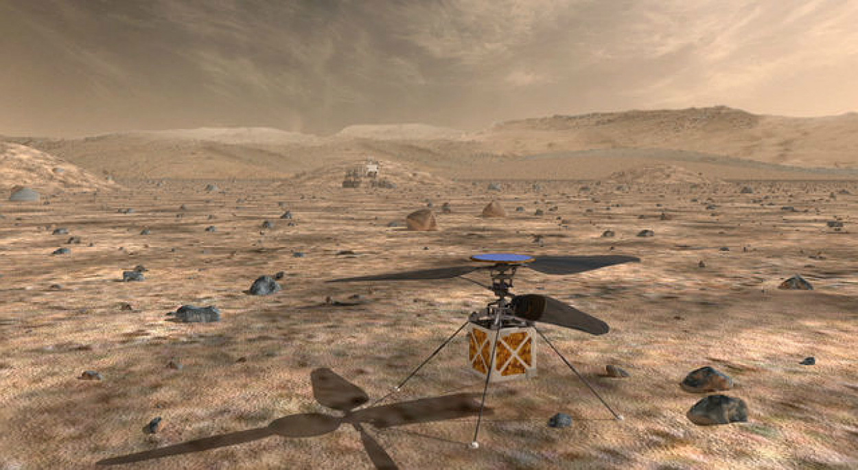 NASA отправит на Марс вертолёт
