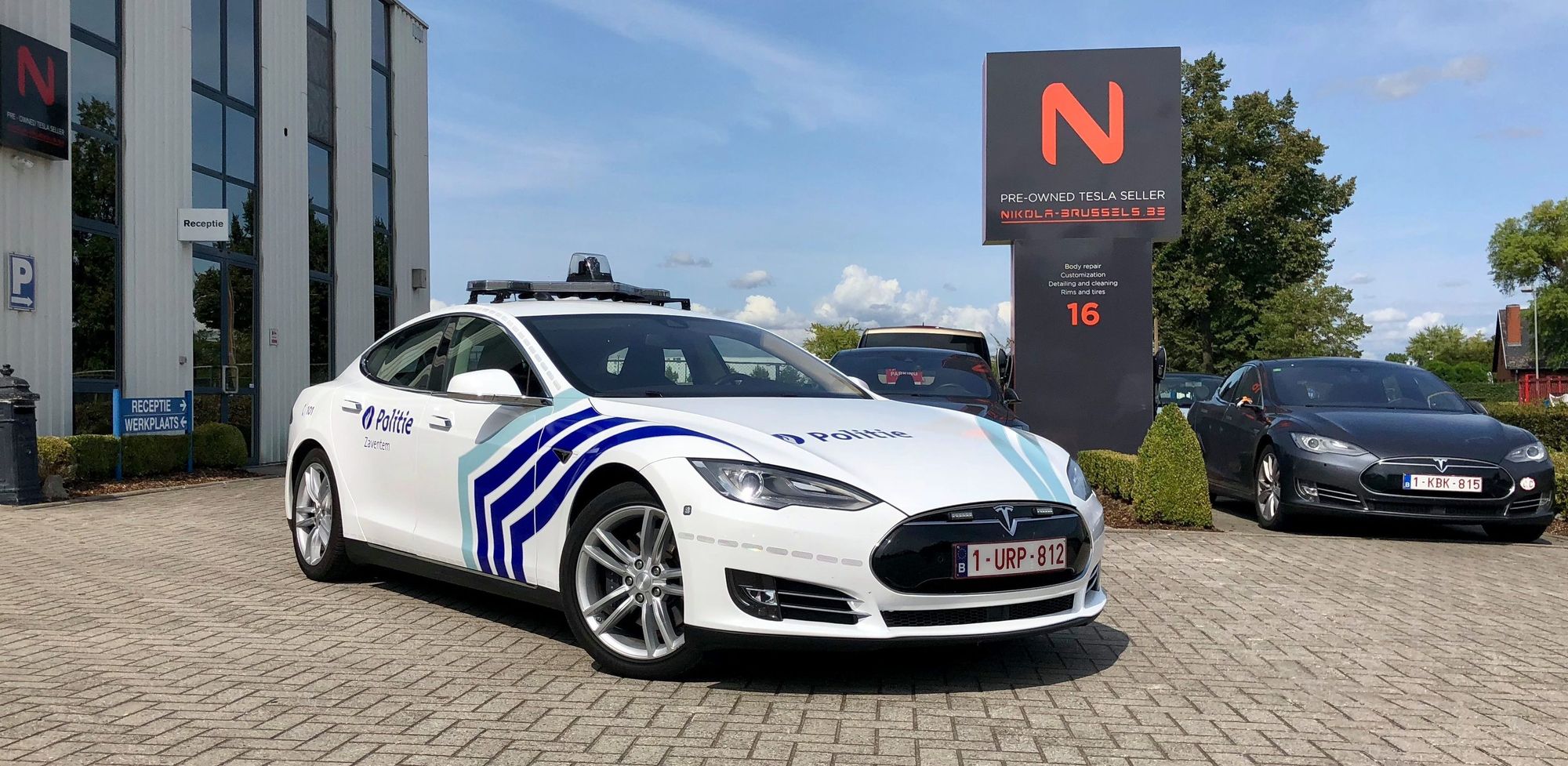 Полиция Бельгии будет патрулировать улицы на Tesla Model S
