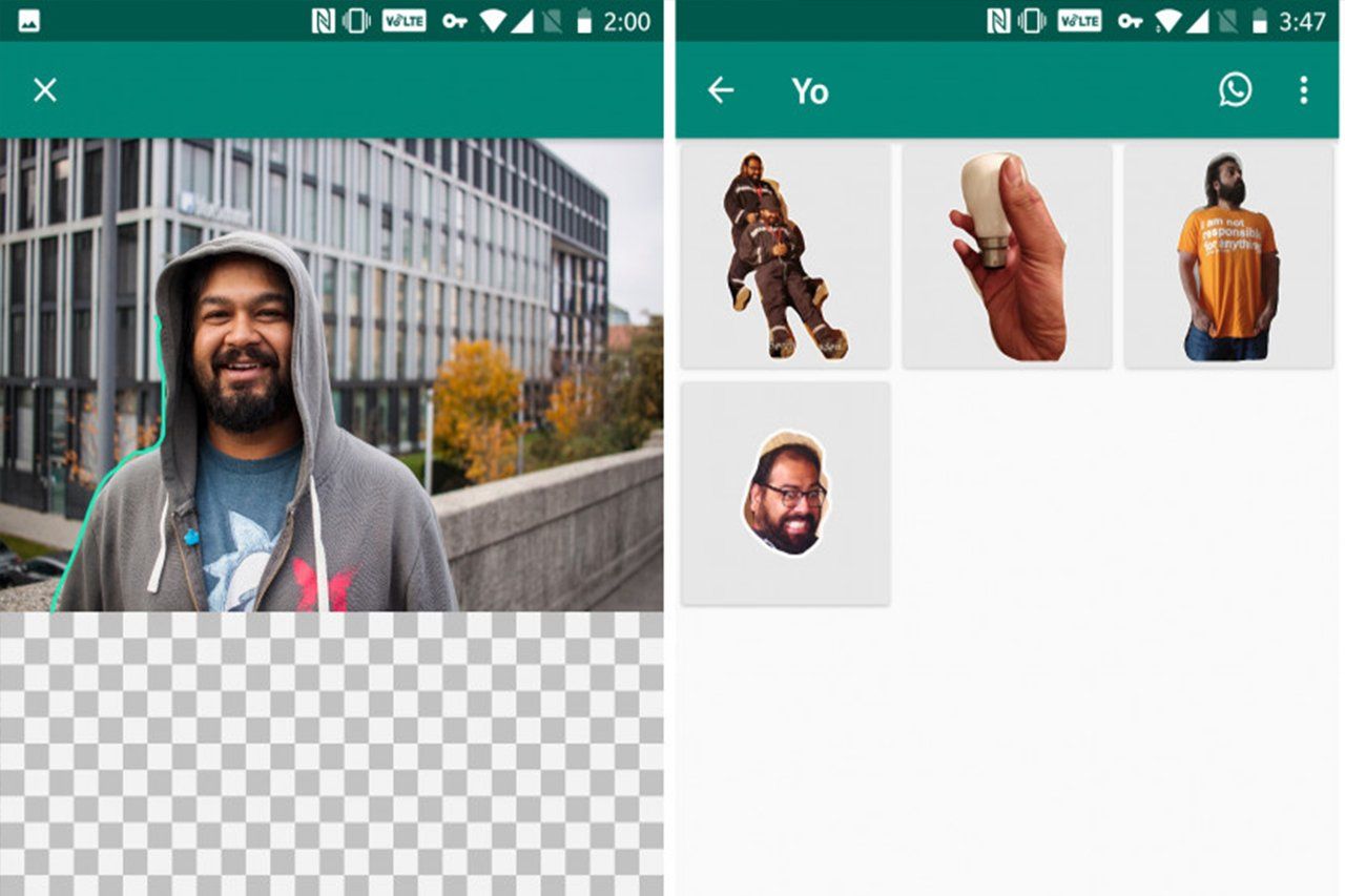 WhatsApp запустил функцию создания стикеров из фото пользователей