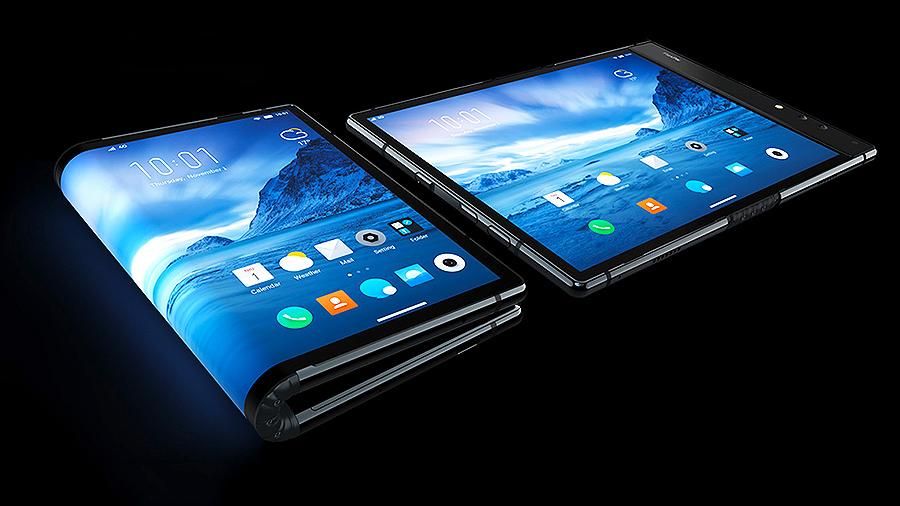В Китае представили первый в мире смартфон с гибким дисплеем