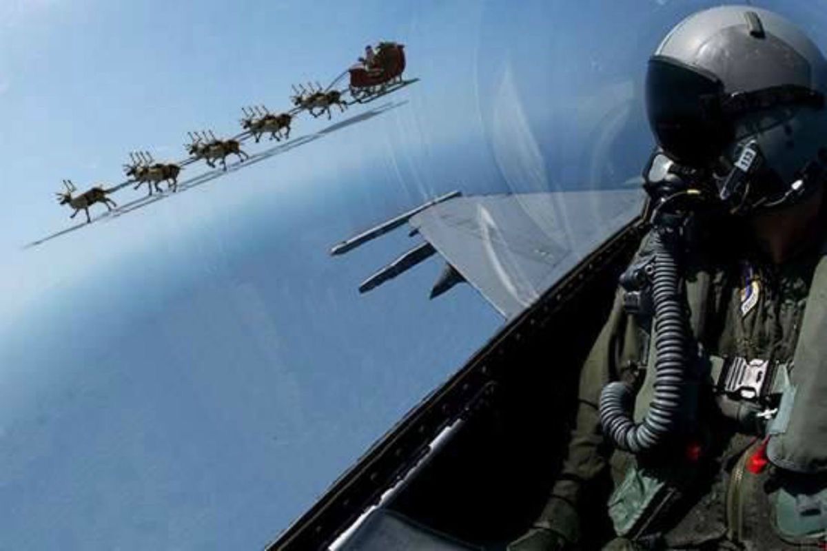 Командование Воздушно-космической обороны Северной Америки начало отслеживать Санта-Клауса