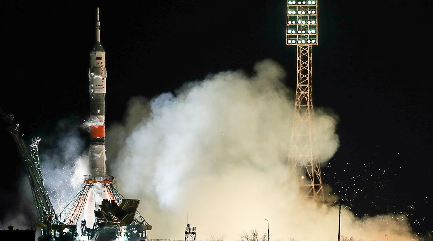 Корабль «Союз МС-12» успешно пристыковался к МКС