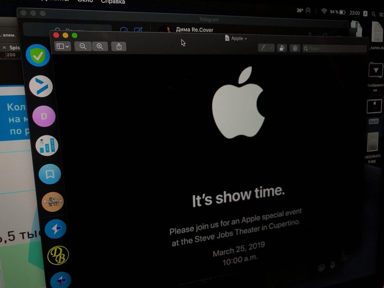 Apple проведёт презентацию 25 марта. В приглашении намёк на запуск онлайн-кинотеатра