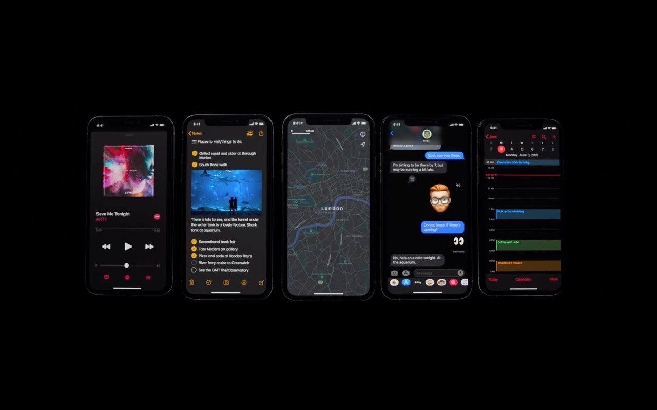 WWDC 2019: новая iOS 13 с тёмной темой и кучей важных нововведений