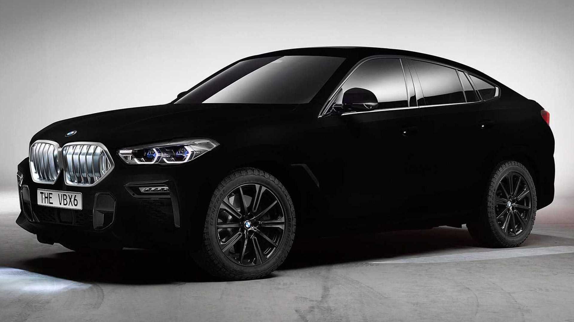 Концерн BMW представил кросс-купе X6 в самом черном цвете в мире