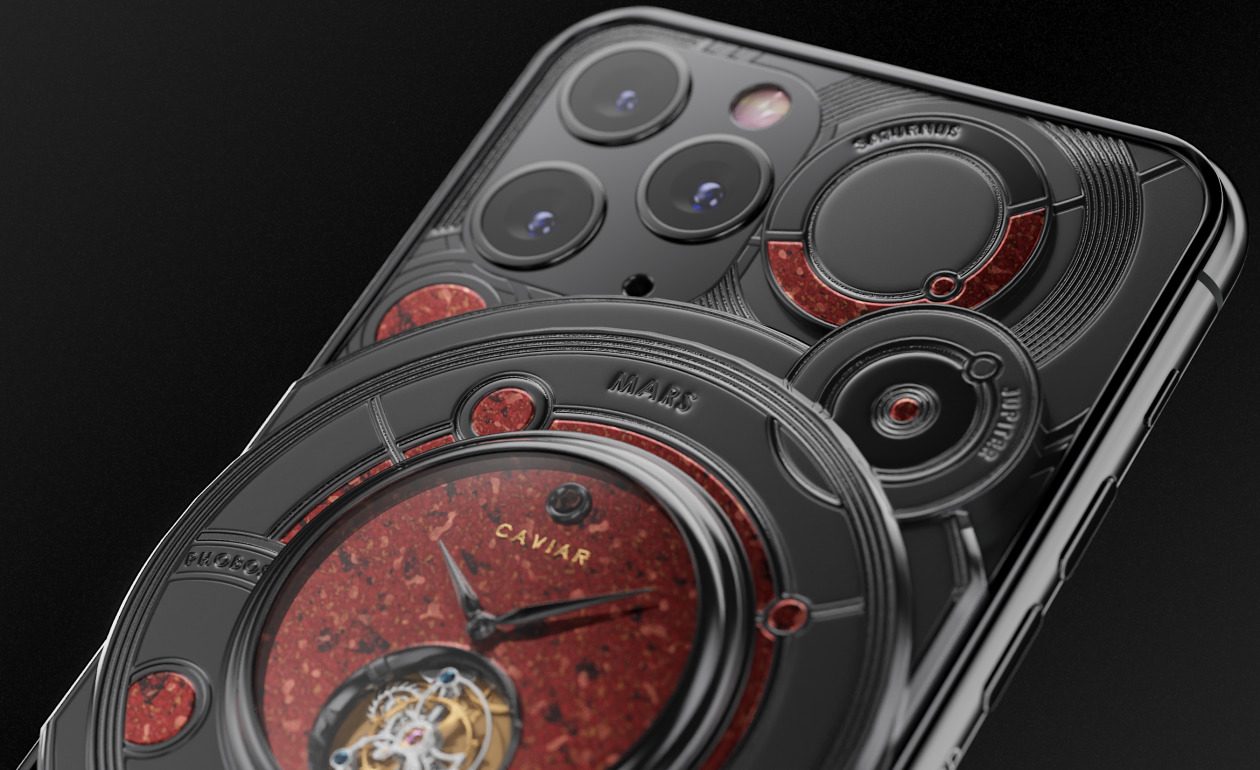 Caviar сделала iPhone 11 Pro с частицами небесных тел, в том числе Марса и Луны