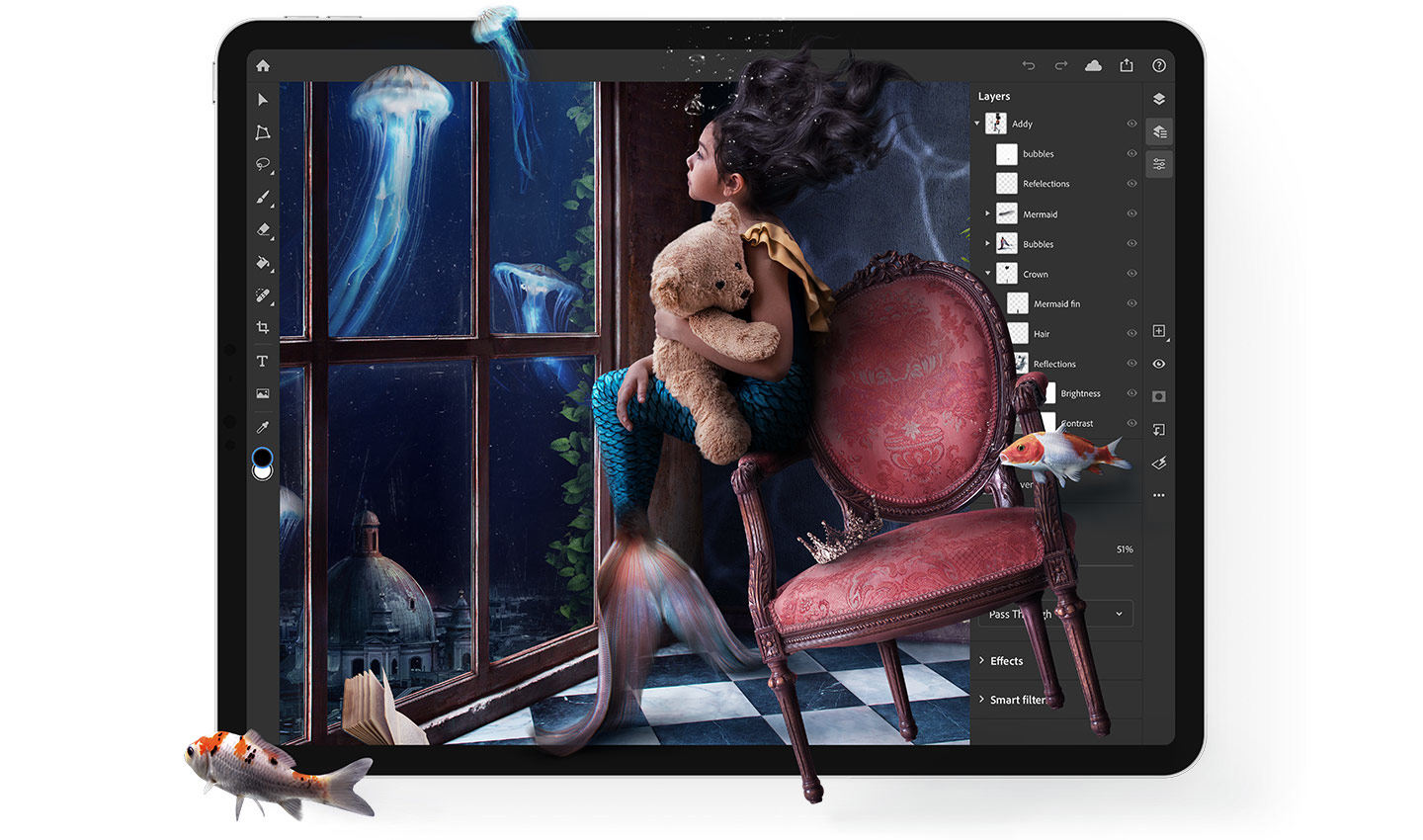 Adobe выпустила Photoshop для iPad