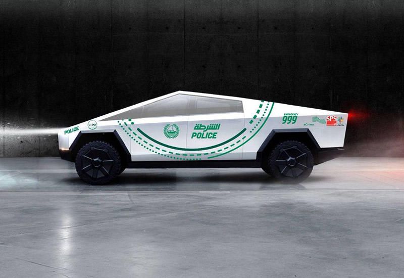 На Tesla Cybertruck появился серьезный клиент — электропикапы закупит полиция Дубая