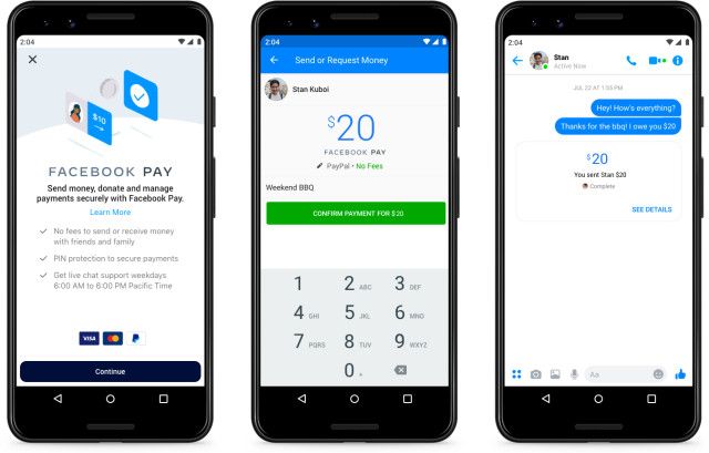 Facebook представил платёжную систему Facebook Pay для WhatsApp, Instagram и Messenger
