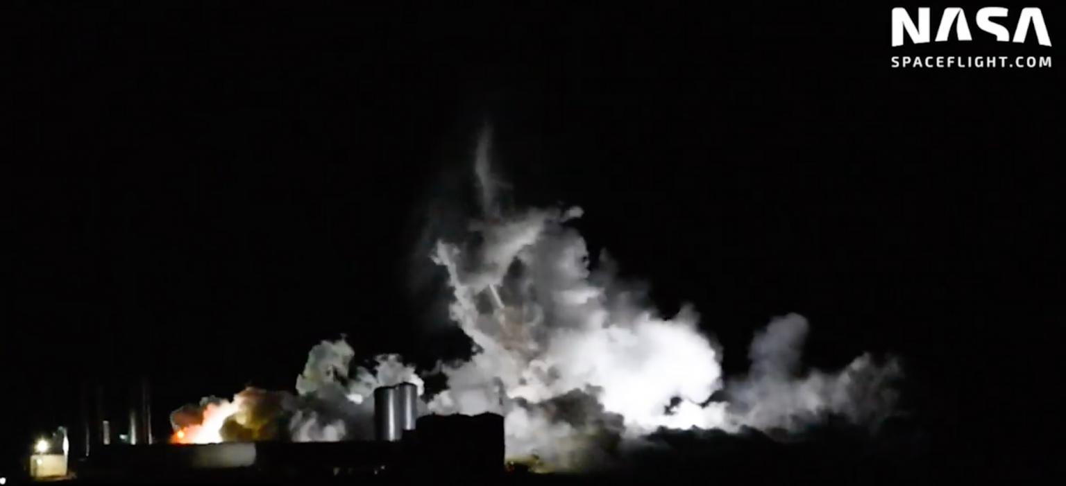 Очередной прототип звездолета Starship корпорации SpaceX взорвался во время испытаний