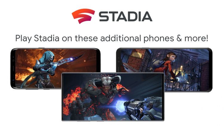 Игровой сервис Google Stadia расширит список поддерживаемых смартфонов
