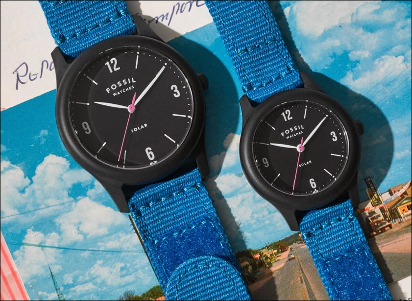 Fossil представила часы Solar, которые заряжаются от солнечной энергии