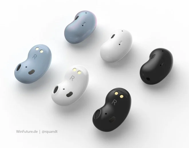 Samsung готовит к выпуску новые беспроводные наушники Galaxy Buds с необычной формой
