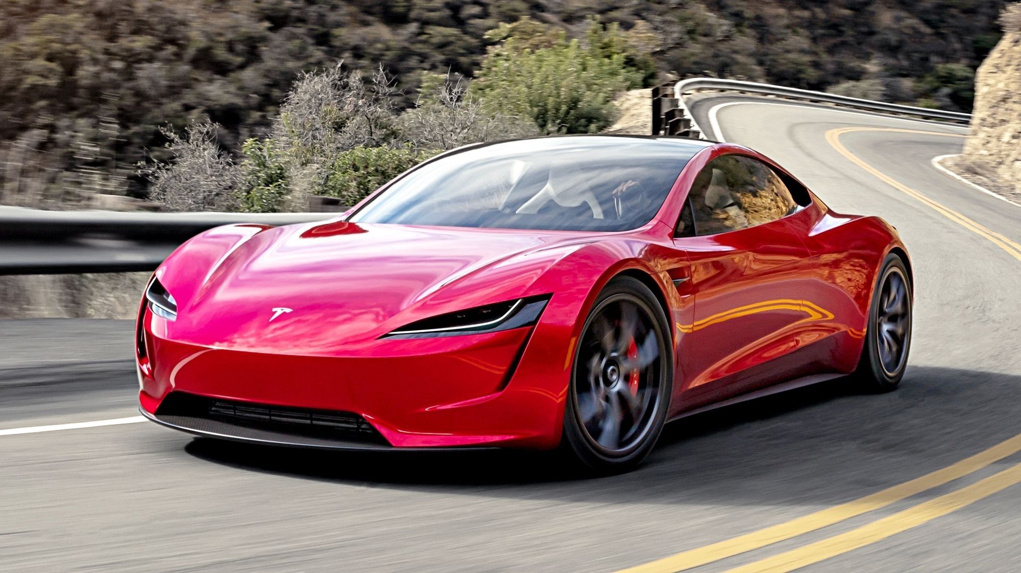 Tesla Roadster сможет разгоняться за 1,1 секунды до 100 км/ч с помощью реактивной тяги
