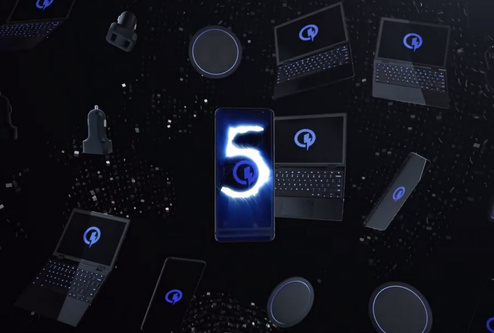 Qualcomm представила Quick Charge 5, позволяющую заряжать смартфон до 50% за 5 минут