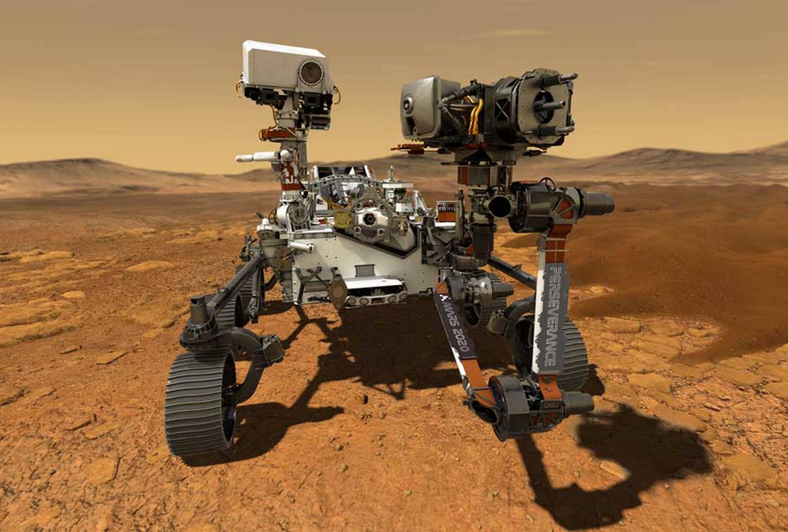 NASA запустило самый большой в мире марсоход и экспериментальный вертолётный дрон