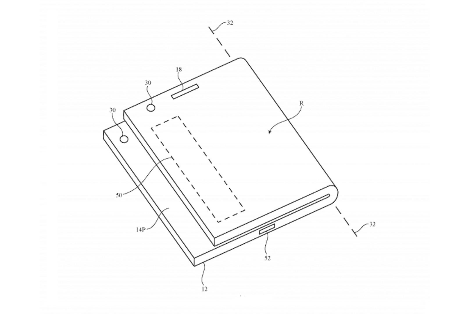 Apple подала заявку в патентное бюро на складной смартфон