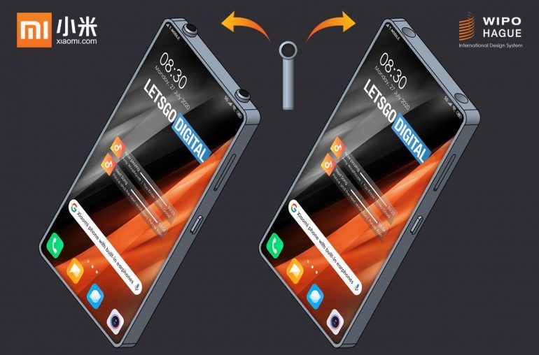 Xiaomi запатентовала смартфон с отсеком для беспроводных наушников