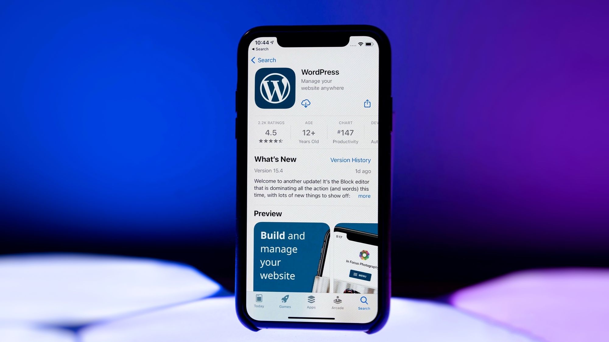 Apple извинилась за блокировку обновления WordPress в App Store