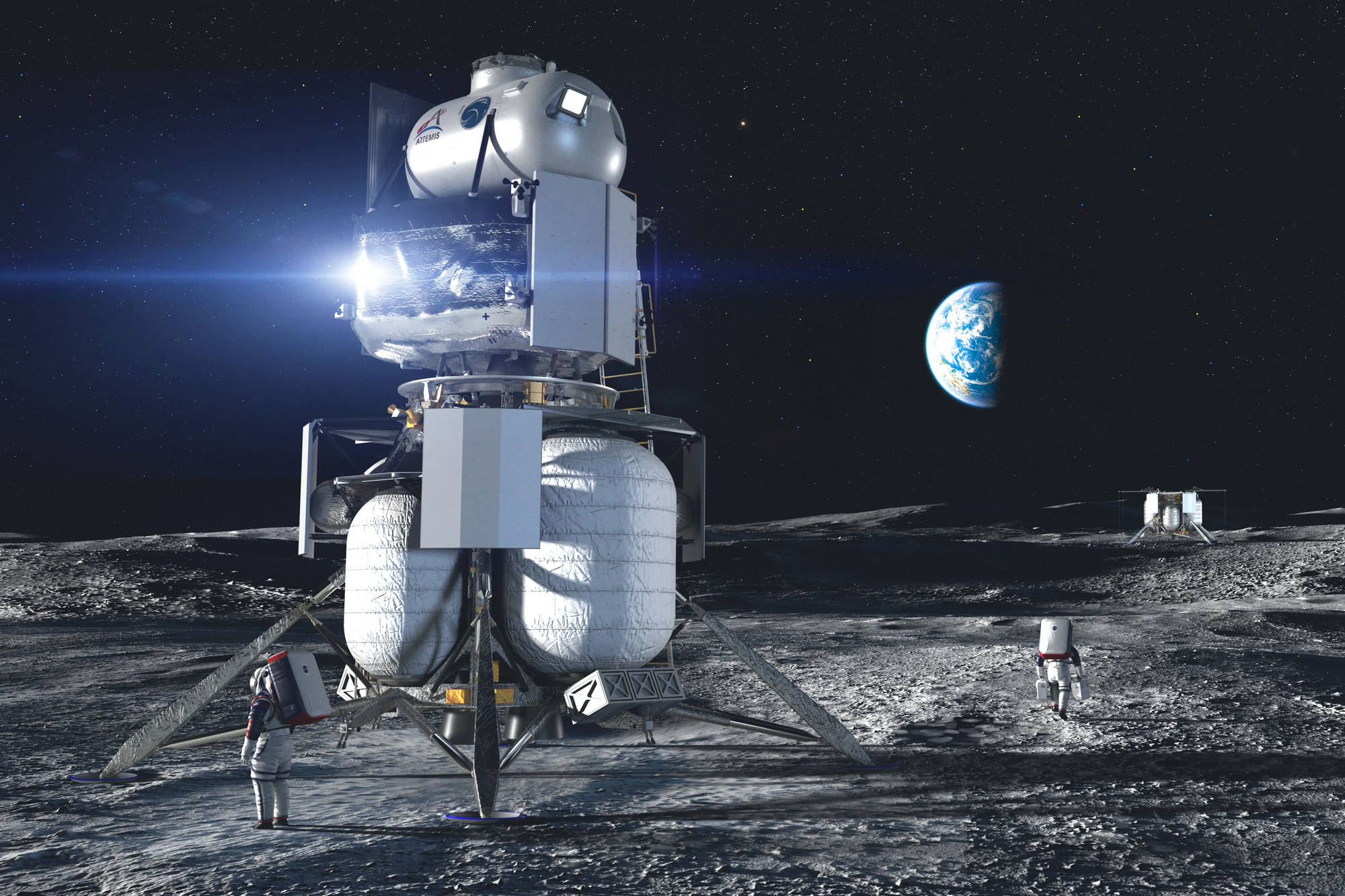 Blue Origin показала прототип посадочного модуля на Луну для NASA