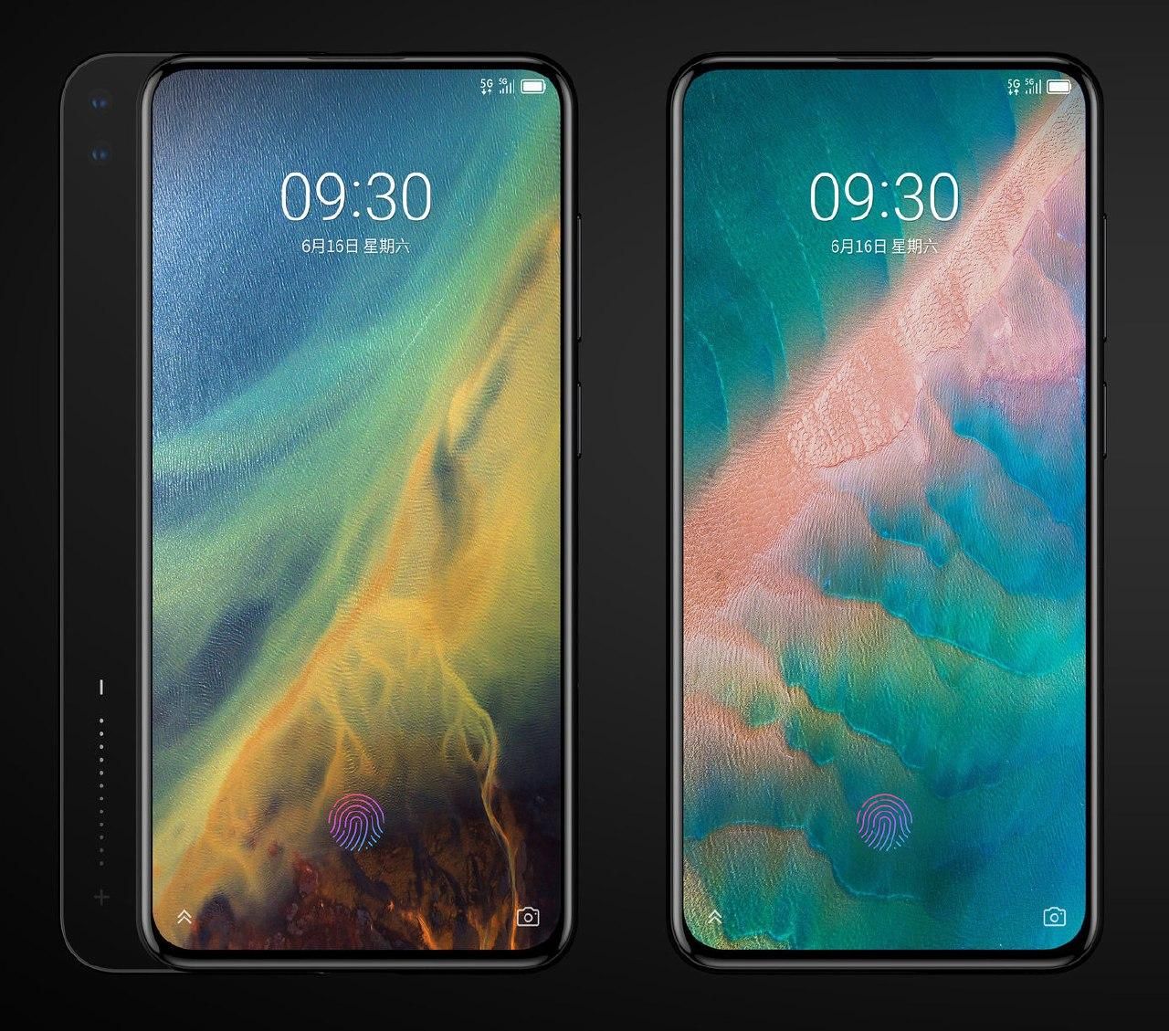ZTE готовит к анонсу первый в мире смартфон с фронтальной камерой под экраном