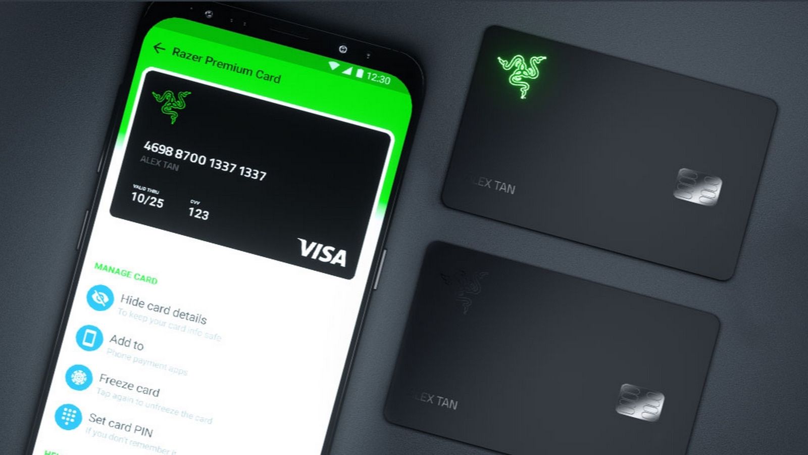 Razer выпустила кредитную карту с кешбэком и светящимся логотипом