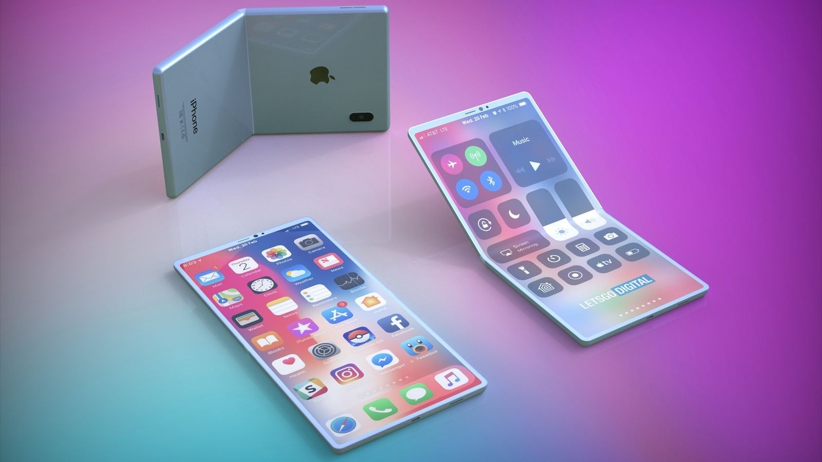 Apple тестирует компоненты для производства складного iPhone