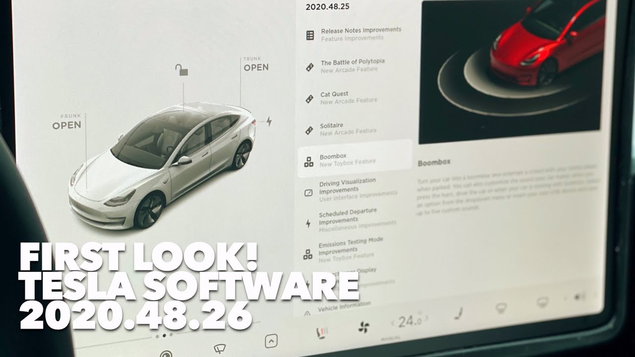 В Tesla теперь можно пукать клаксоном и использовать электрокар в качестве бумбокса