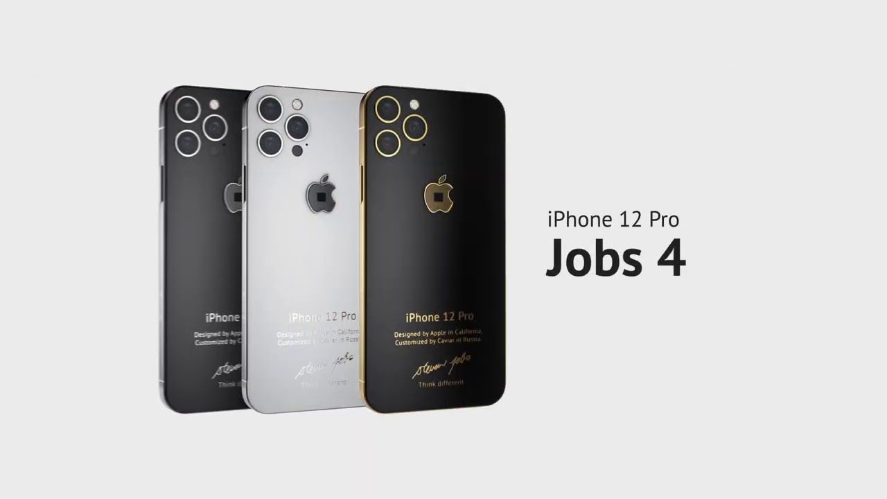 Caviar представил iPhone 12 Pro в стиле iPhone 4 с частичкой водолазки Стива Джобса