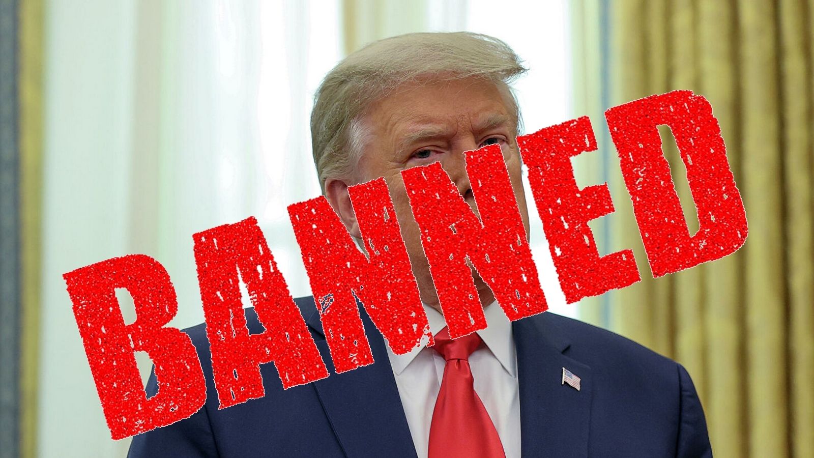 Дональда Трампа заблокировали в соцсетях, а его аккаунт в Twitter и вовсе удалили