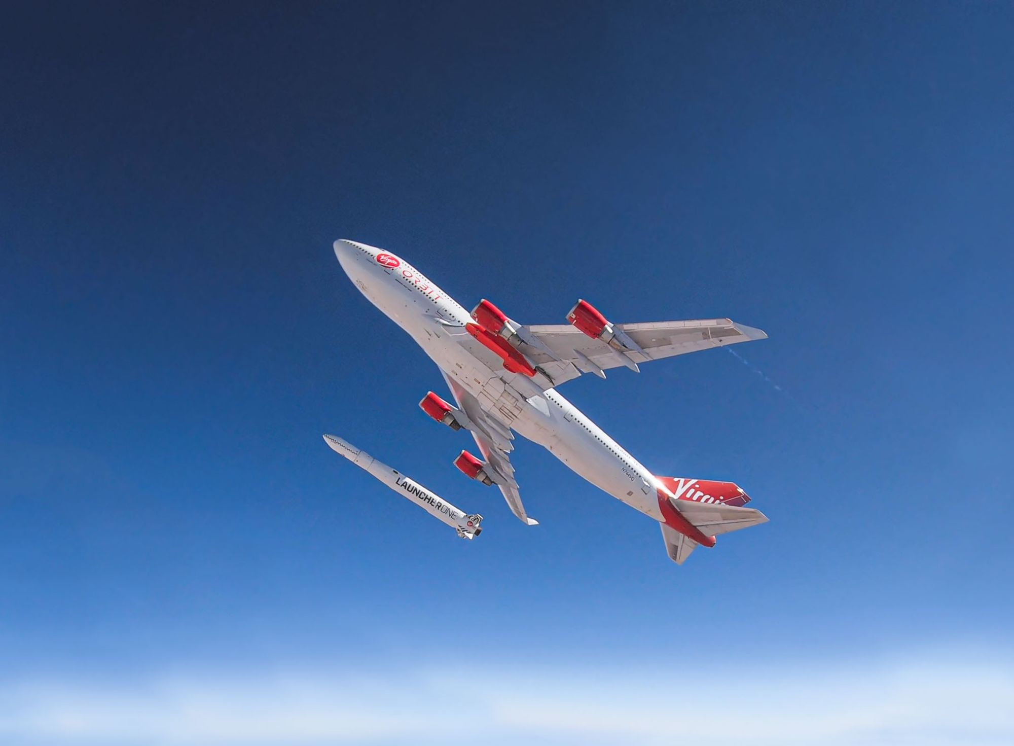 Virgin Orbit запустила в космос ракету не с космодрома, а с самолёта Boeing 747