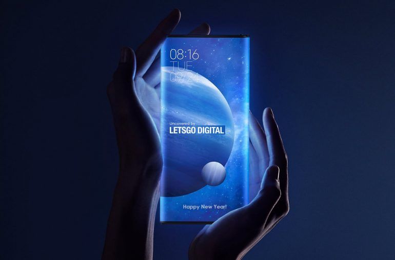 Xiaomi запатентовала новые концептуальные смартфоны с обёрнутым экраном