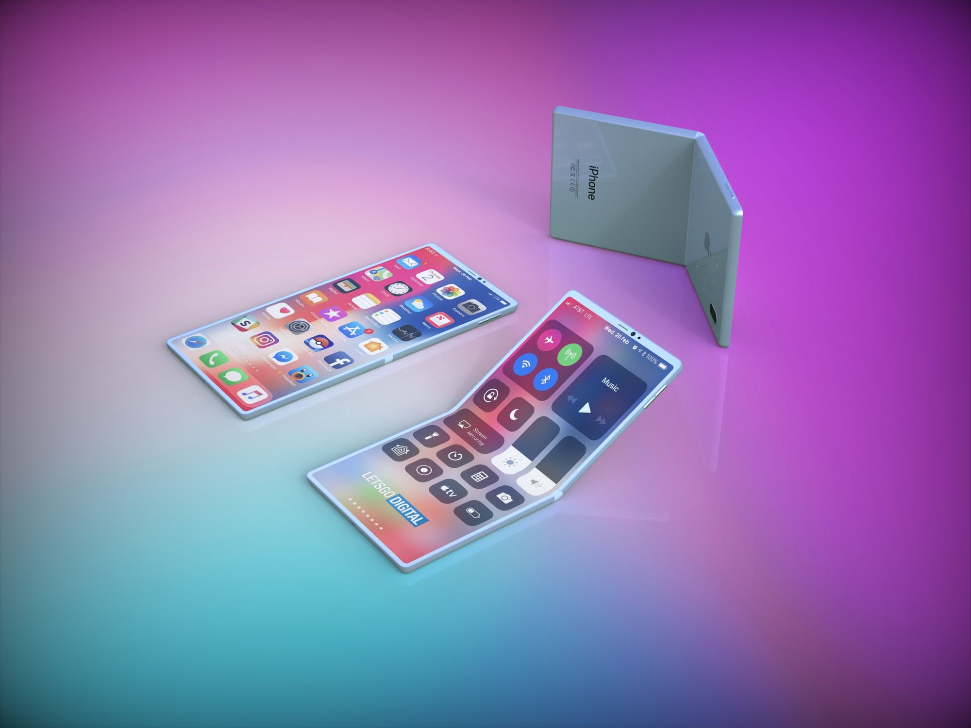 Apple начала сотрудничать с LG для создания складного iPhone