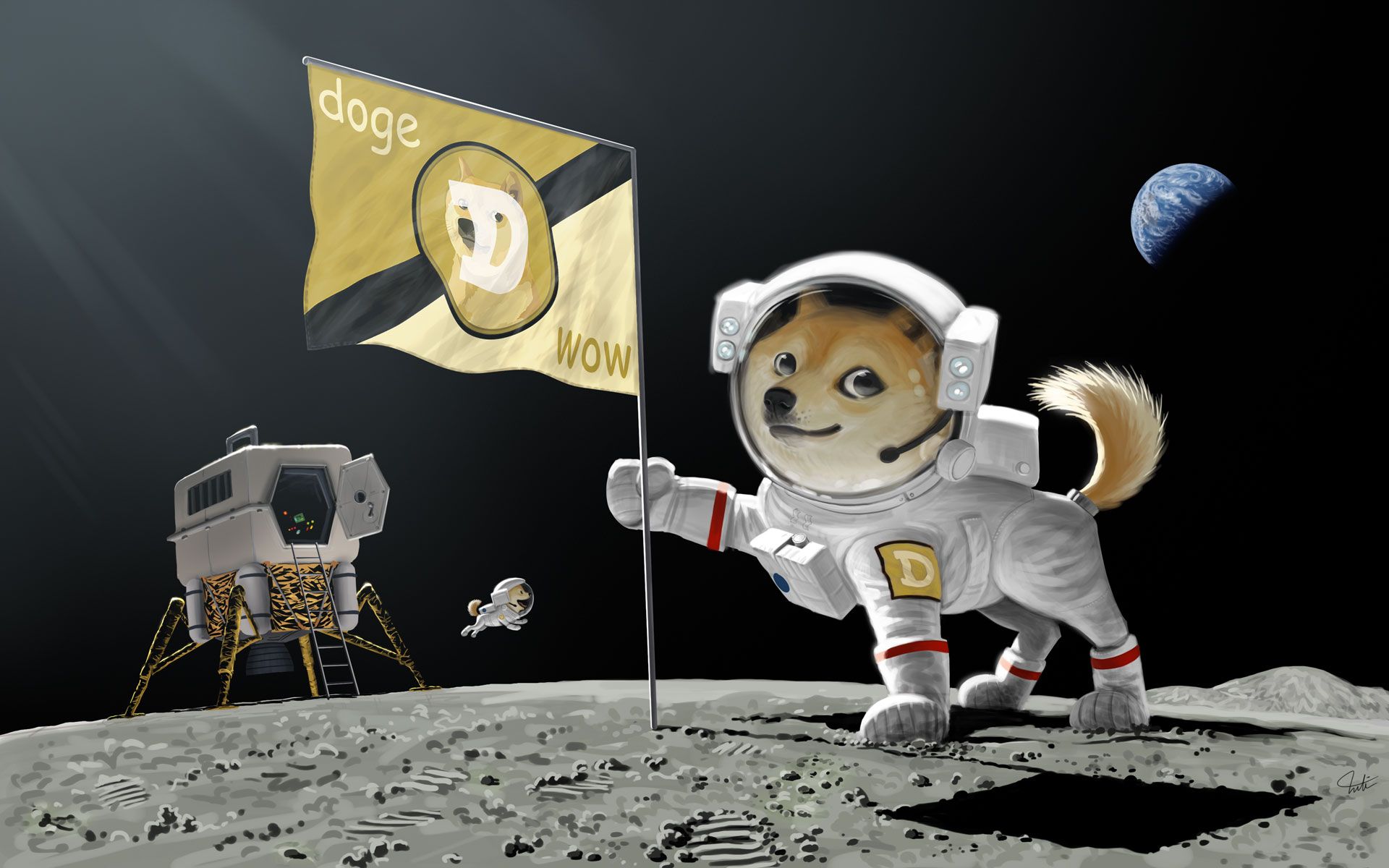 SpaceX отправит к Луне спутник, полёт которого оплачен криптовалютой Dogecoin