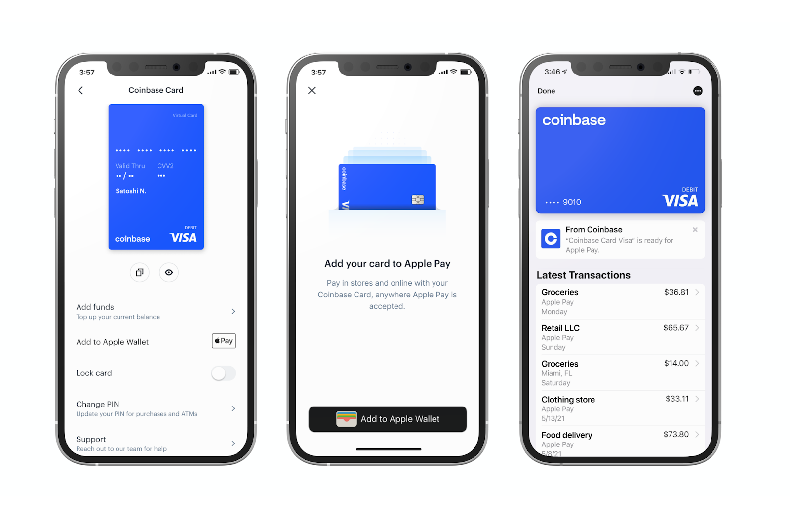 Coinbase позволила расплачиваться криптовалютами через Apple Pay и Google Pay