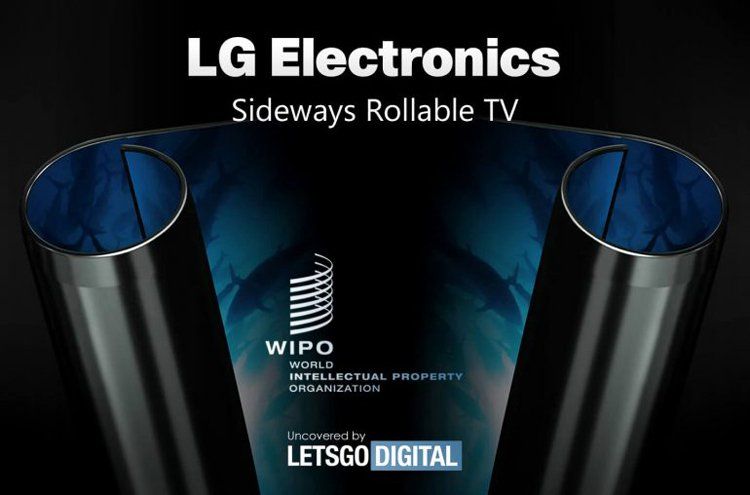 LG запатентовала скручивающийся по горизонтали телевизор