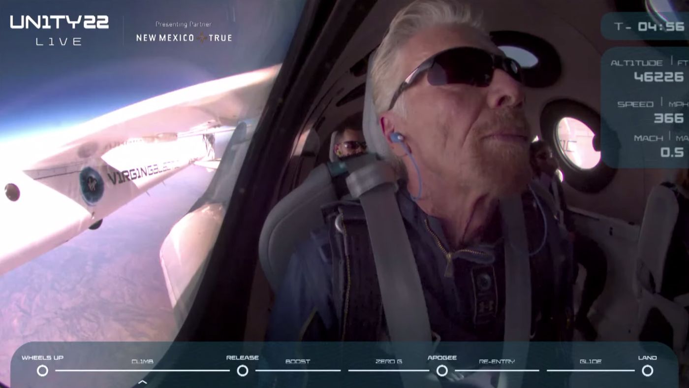 Несмотря на успешный полёт Брэнсона, акции Virgin Galactic за неделю потеряли 39%