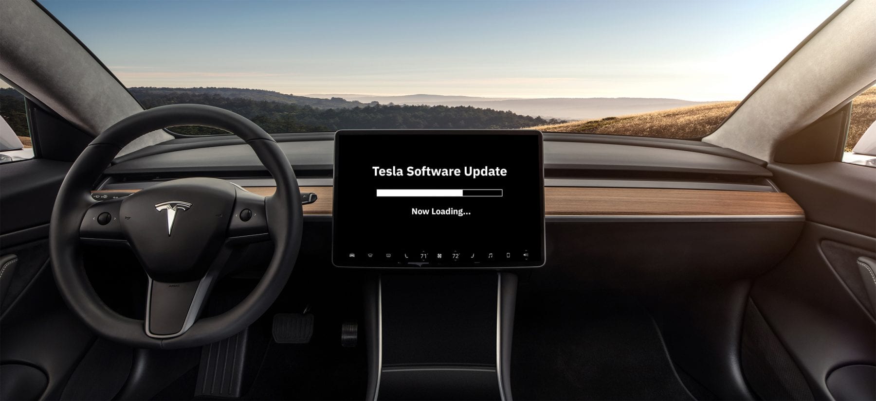 В Tesla появился русский язык, а также режим мойки и улучшенный видеорегистратор