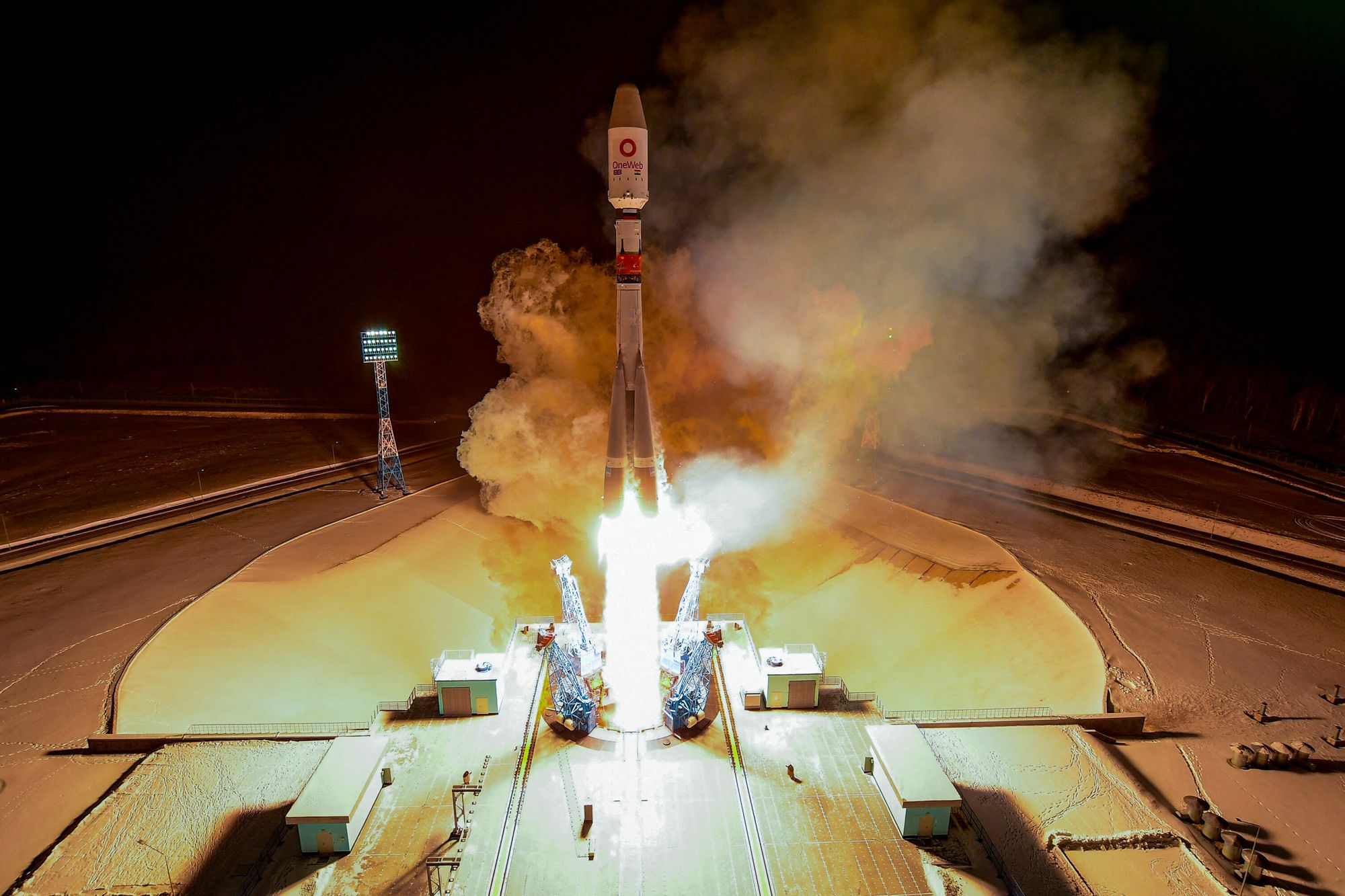 Ракета «Союз-2.1б» успешно доставила на орбиту 34 спутника OneWeb