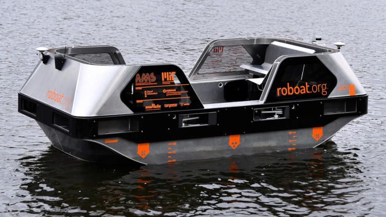 В Амстердаме начнут испытания беспилотных электрических лодок Roboat