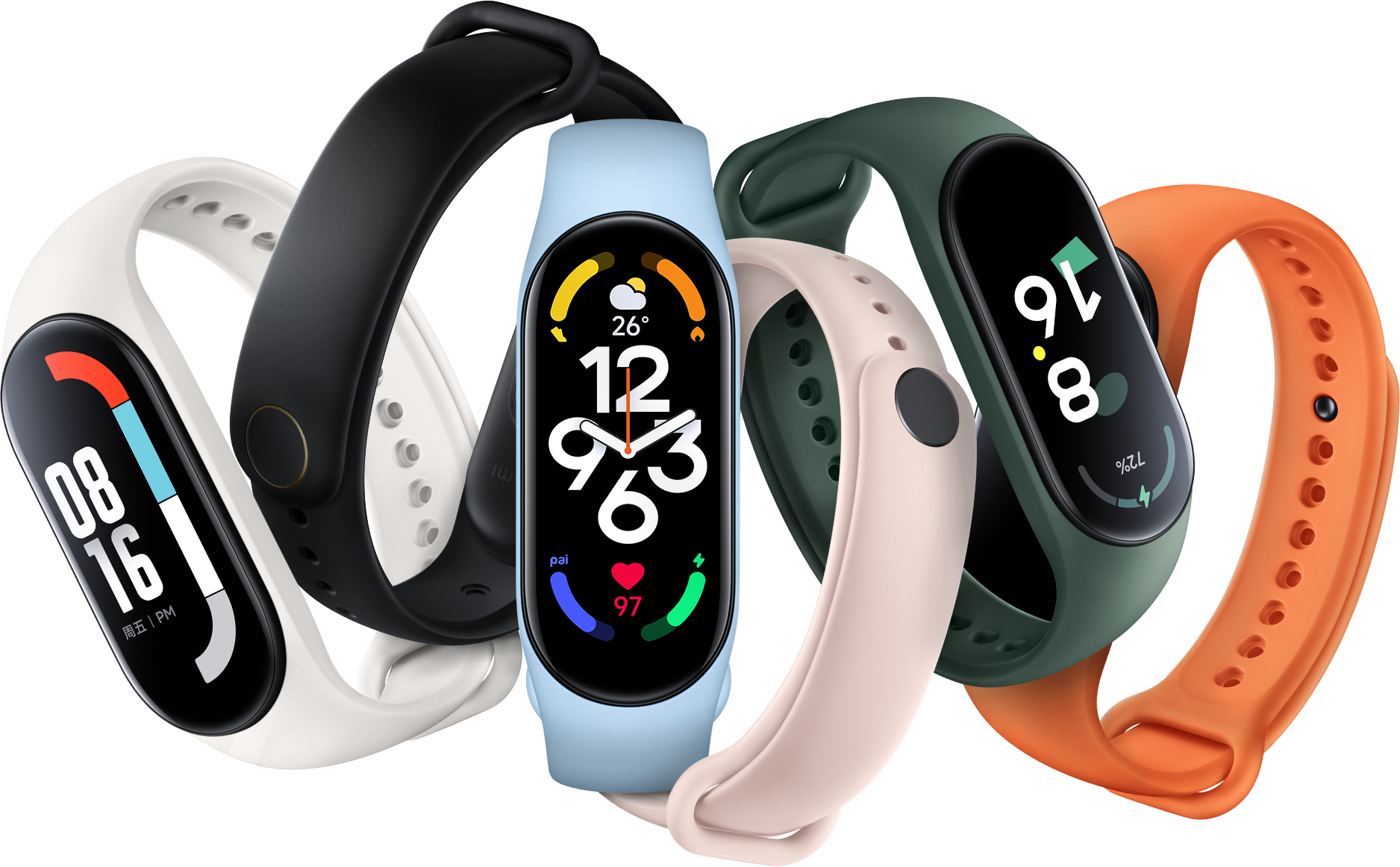Xiaomi представила умный фитнес-браслет Mi Band 7