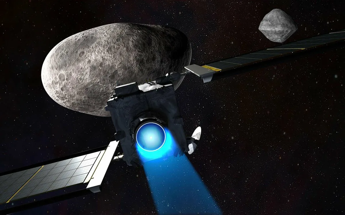 NASA протестировала защиту Земли от космических объектов, столкнув зонд DART с астероидом