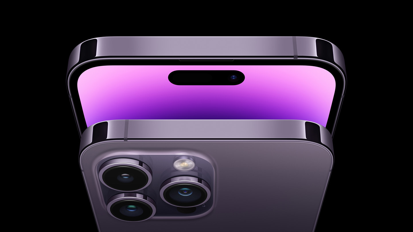Apple представила iPhone 14 Pro и Pro Max с новым вырезом и Always on Display