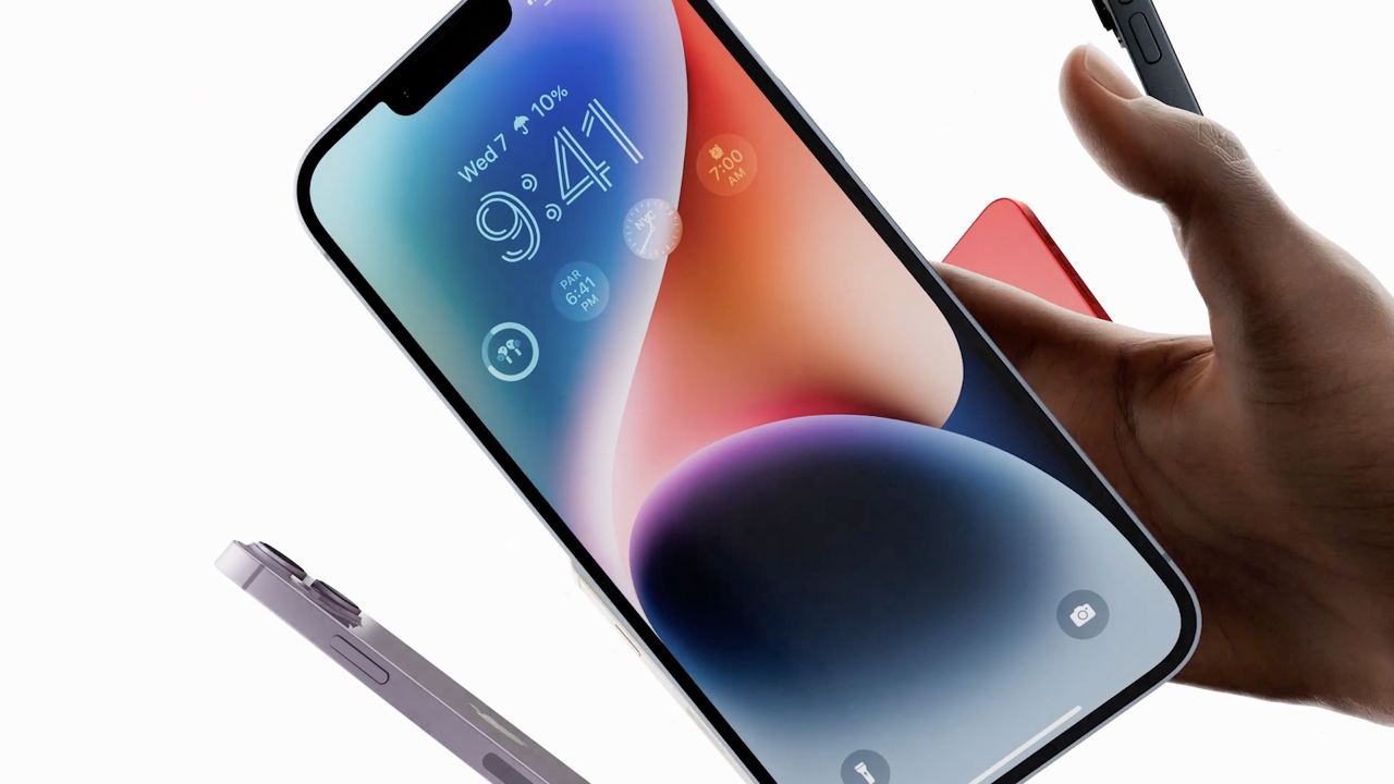 Коллекция обоев с iPhone 14 и iPhone 14 Pro
