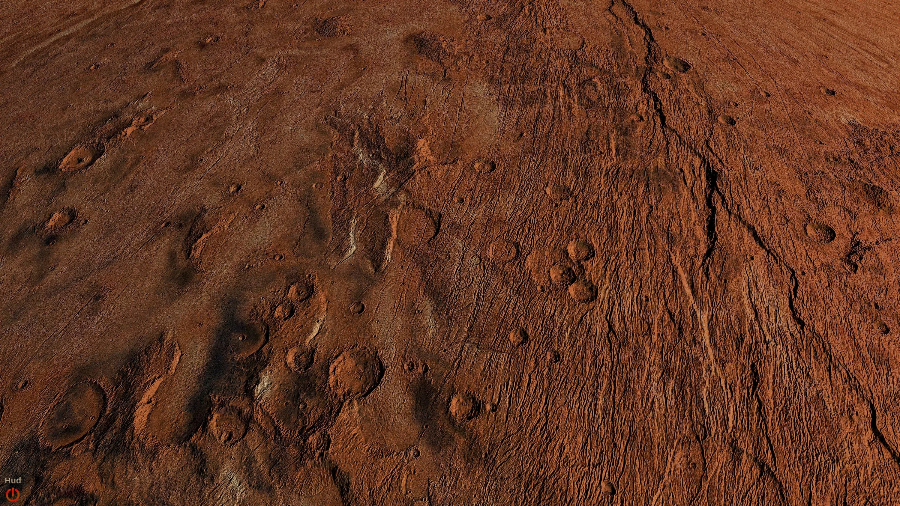 NASA обнаружило на Марсе рельеф в форме «морды медведя»