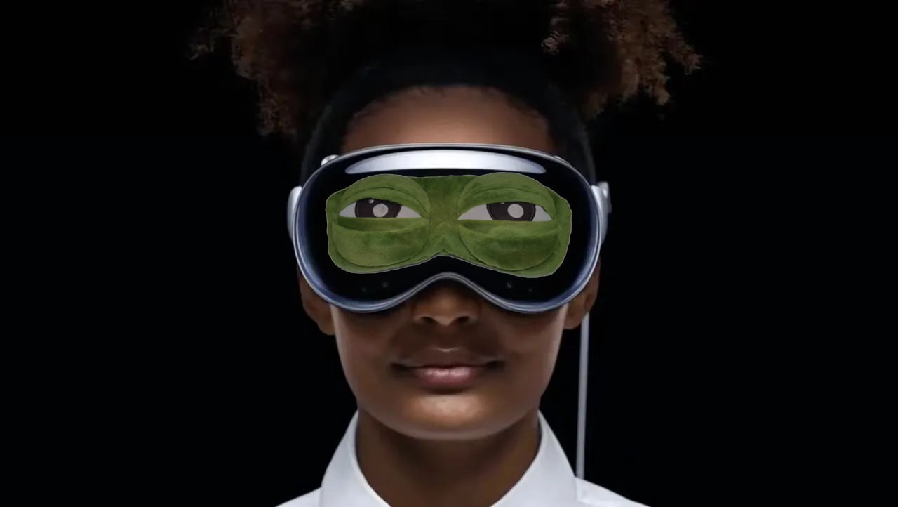 Гарнитура Apple Vision Pro стала героем мемов