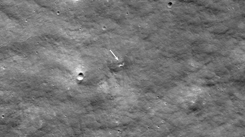 NASA сфотографировало вероятное место крушения «Луны-25»