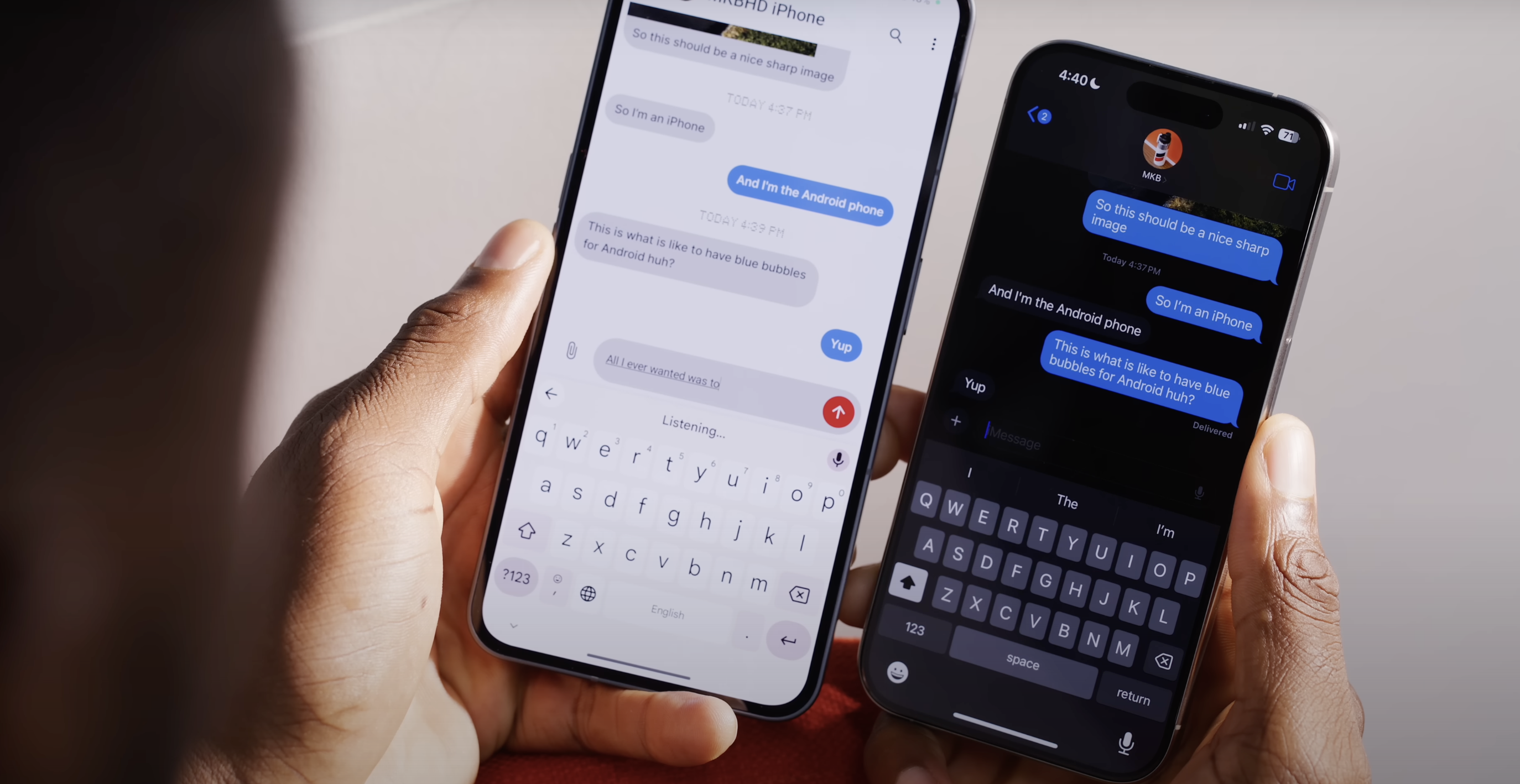 Nothing Phone (2) теперь совместим с iMessage