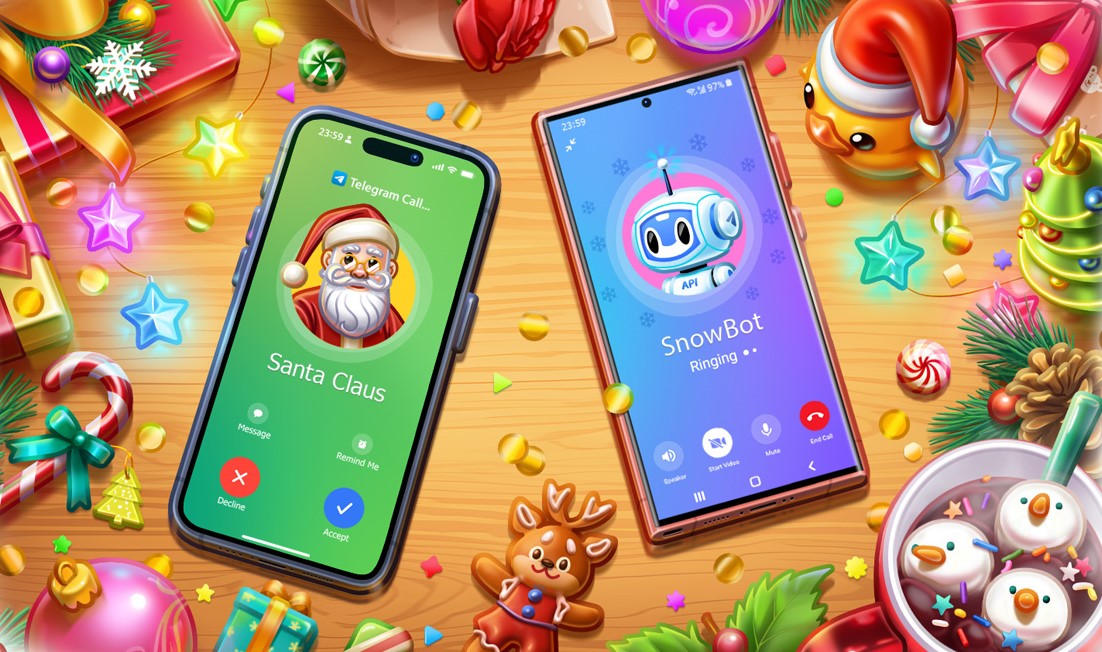 Большое новогоднее обновление Telegram